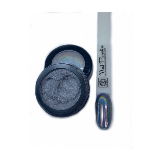 Merry Dancers Mirror Powder - Silver kaleidoscope 2g. - Nail & Eyelash Paradise