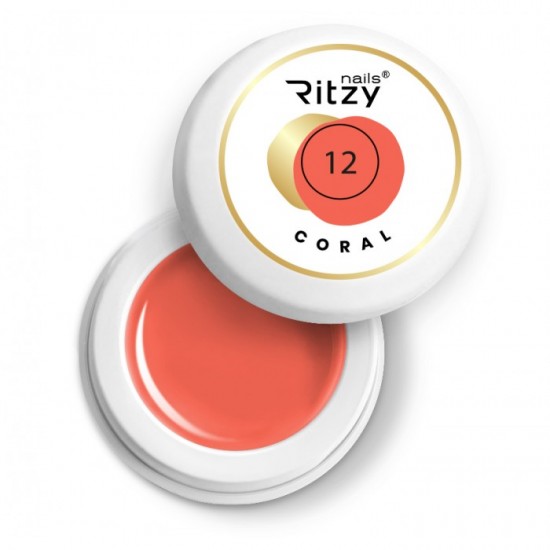 Ritzy Nails Gel Paint CORAL 12